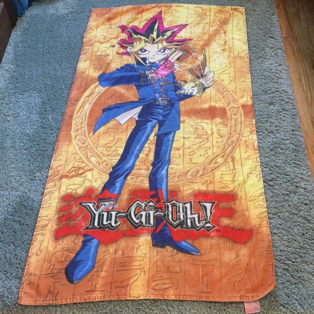 90s Vintage Yu-Gi-Oh Beach Towel